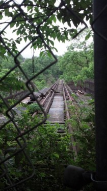 Abandoned Montour Railroad tressel near Pittsburgh PA 