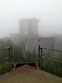 Abandoned mountain radar station