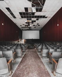 Abandoned movie theater 
