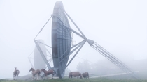 Abandoned NATO Military Base With Horses 