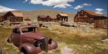 Abandoned old west town Bodie California