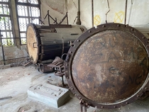 Abandoned on the plague island of Poveglia - possibly autoclaves for the hospital
