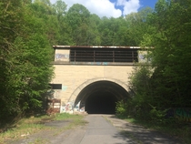 Abandoned PA Turnpike Tunnel near Harrisonville PA 