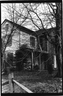 Abandoned Pennsylvania home - bampw filmprinted in a darkroom circa  - does anyone recognize this place