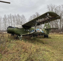 Abandoned plane in Russia