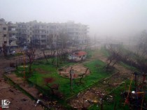 Abandoned playground in syria 