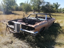 Abandoned Pontiac in Saskatchewan Canada