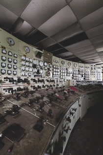 Abandoned Power Plant Control Room Summer  OC