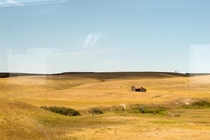 Abandoned prairie home somewhere along the Empire Builder line North Dakota 