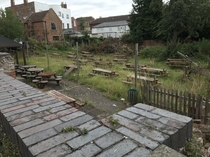 Abandoned pub garden