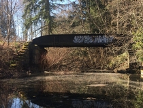 Abandoned rail bridge Shawnigan BC