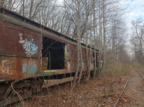 Abandoned rail car in Lambertville NJ