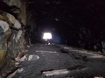 Abandoned rail tunnel near Jim Thorpe PA USA April  