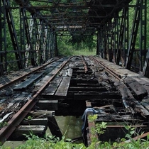 Abandoned Railroad Bridge in Pittsburgh