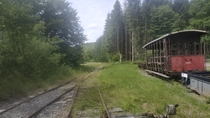 Abandoned railroad in Belgium