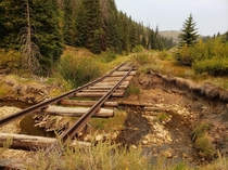 Abandoned railroad in mid-eastern Utah