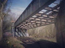 Abandoned railway bridge not far from where I live