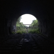 Abandoned railway tunnel Dudley UK