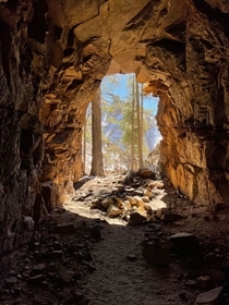 Abandoned Railway Tunnel Outside Payson Arizona 