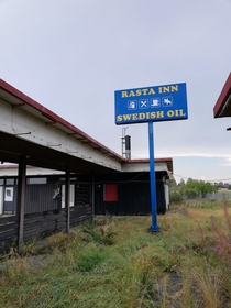 Abandoned rest stop by E Sweden 