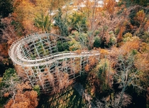 Abandoned rollercoaster The Cyclone in PA