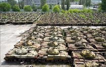 Abandoned Russian Tank factory in the Ukraine 