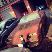 Abandoned s camaro in the uk