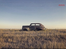 Abandoned s Ford Sedan in South Dakota 