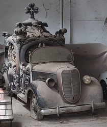 Abandoned s hearse