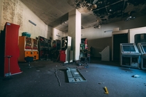 Abandoned s hotel arcade room Japan