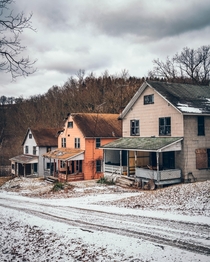 Abandoned s mining village In Pennsylvania