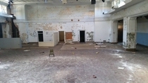 Abandoned school auditorium in North East Louisiana