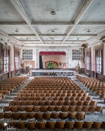 Abandoned School Auditorium USA  IG the_sparkler