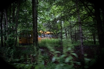 Abandoned school bus Catskills New York 