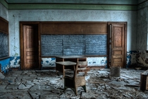 Abandoned school in Detroit  