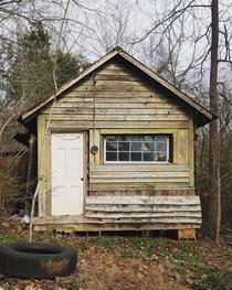 Abandoned sharecroppers cabin in Polk Co NC