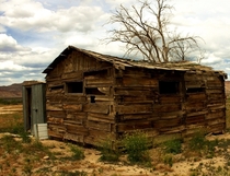 Abandoned shed in the Moab Desert Utah 