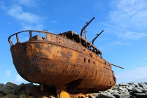 Abandoned Ship on Inis Oirr Ireland