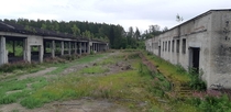 Abandoned Soviet era military structure in Lne-Virumaa Estonia 