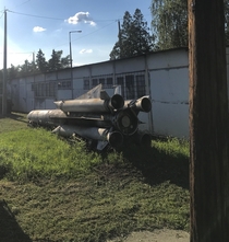 Abandoned Soviet rocket we found today