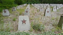 Abandoned Soviet war cemetery in Central Poland 
