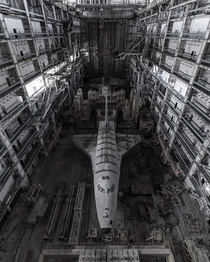 Abandoned space shuttle