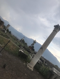 abandoned statues amp pillars found in Pompeii 