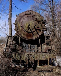 Abandoned Steam Engine Train 