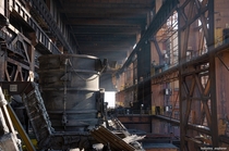 Abandoned steel mill 