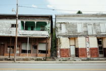 Abandoned storefronts on Main St in Durbin West Virginia