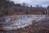 Abandoned swimming pool 