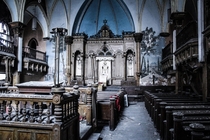 Abandoned synagogue in NYC Burned down a few years ago