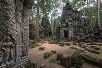 Abandoned Ta Nei Temple in Cambodia