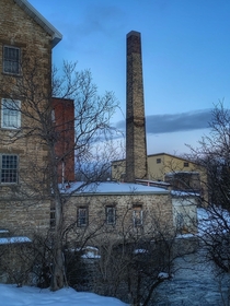 Abandoned textile mill in Ontario Canada